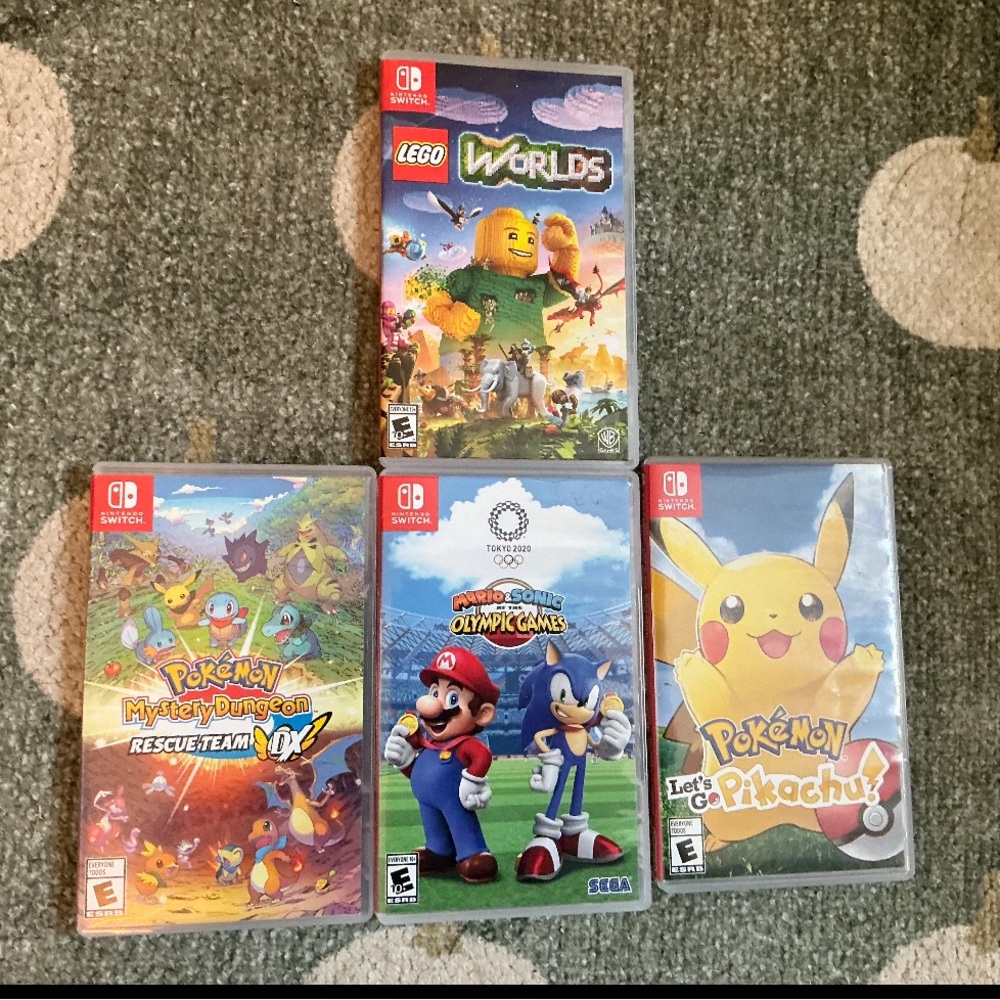 Nintendo Switch Game Collection - Pokémon, Mario & LEGO